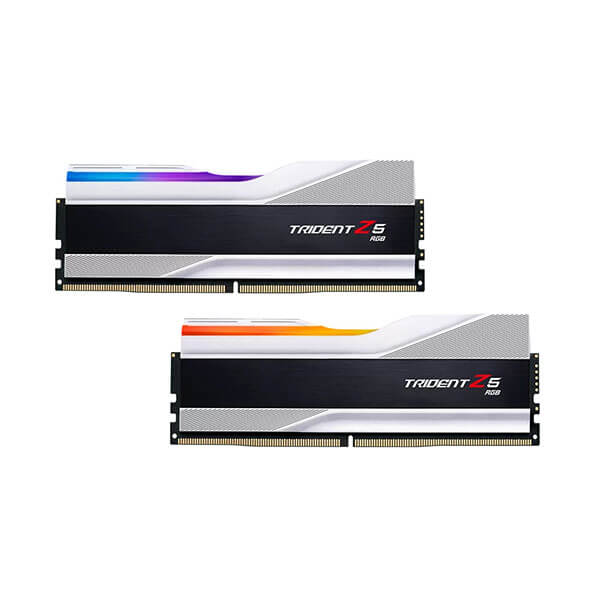 G.Skill Trident Z5 RGB 64GB (32GBx2) DDR5 6000MHz Desktop RAM (Metallic Silver)